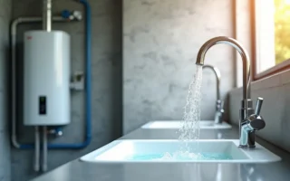 hot water running efficiently