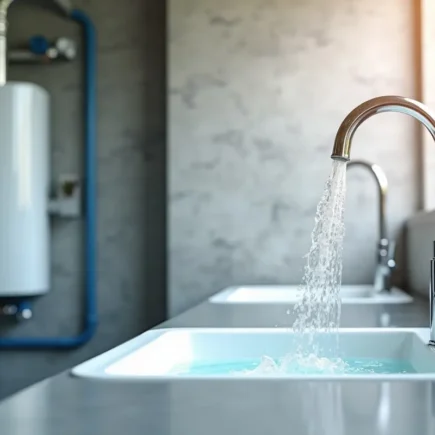 hot water running efficiently