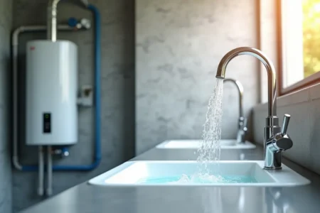 hot water running efficiently