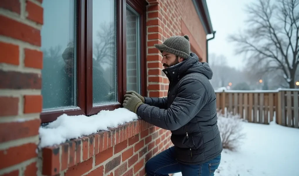owner winterizing brick and mortar property for seasonal protection