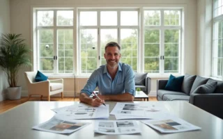 homeowner planning successful home renovation with modern design improvements